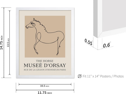 Poster Master Vintage Poster - Retro Minimalist Print - Gift for Artist, Friend - Horse, Line