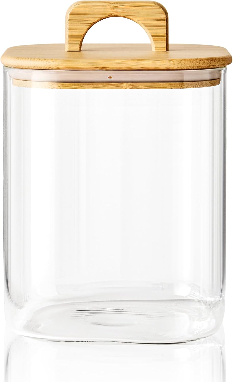 Sweejar 3 qt Glass Jars for Laundry Room Organization, 96 oz Laundry Pods Container, Glass Food