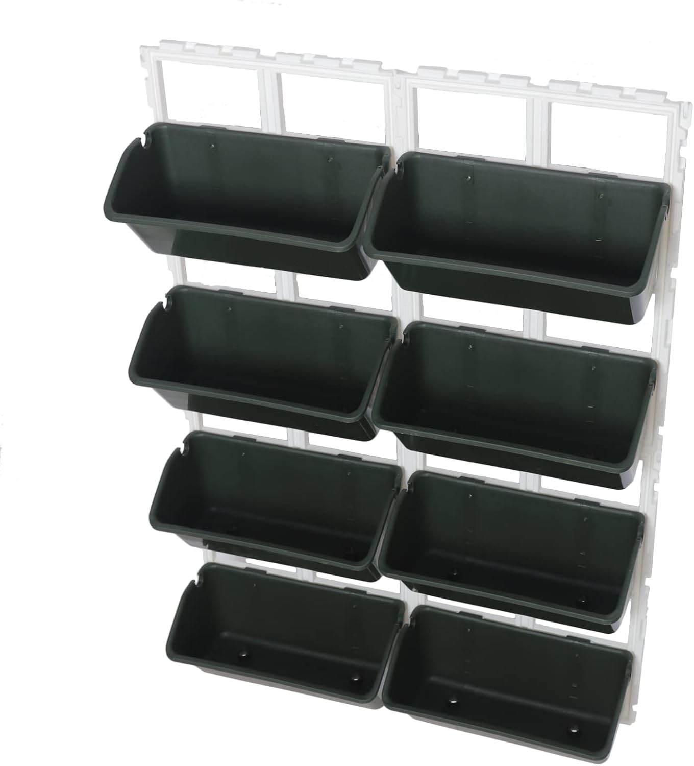 Vertical Wall Hanging Planter, 4-Tier Hanging Planter Rack, 8 Pockets Plant Vegetable Fruit Herb
