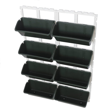 Vertical Wall Hanging Planter, 4-Tier Hanging Planter Rack, 8 Pockets Plant Vegetable Fruit Herb