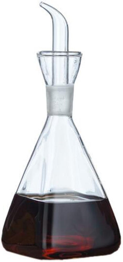 ELETON Olive Oil Dispenser Borosilicate Glass Bottle - 8 oz 250ml Non Drip Dispenser - Leak Proof
