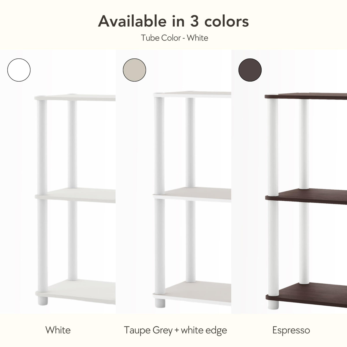 Homes: Inside + Out Apexa Modern 5-Cube Ladder Shelving Units, Collectibles Display Shelves, Easy