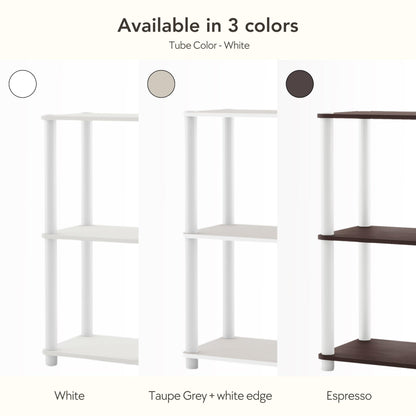Homes: Inside + Out Apexa Modern 5-Cube Ladder Shelving Units, Collectibles Display Shelves, Easy