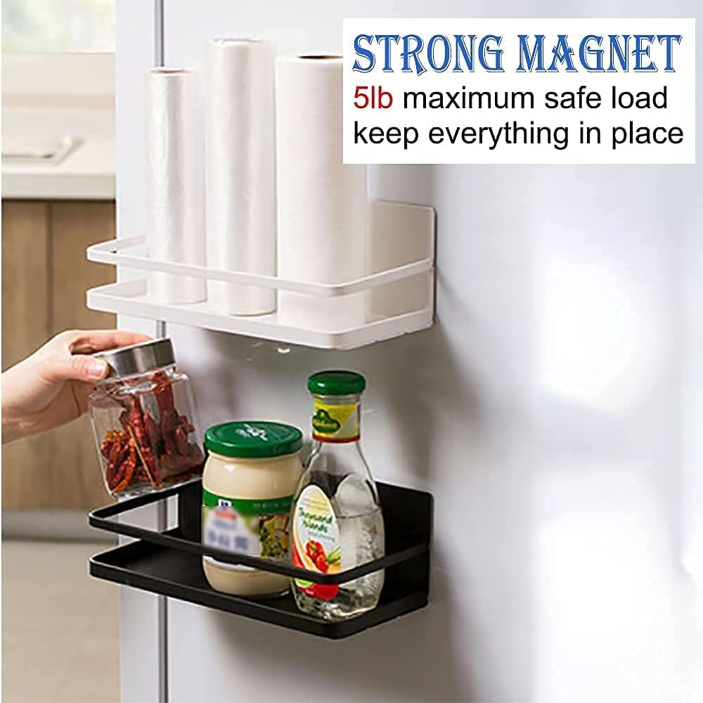 Magnetic Spice Rack Refrigerator Side Magnetic Spice Rack Kitchen Magnetic Shelf Magnetic Fridge