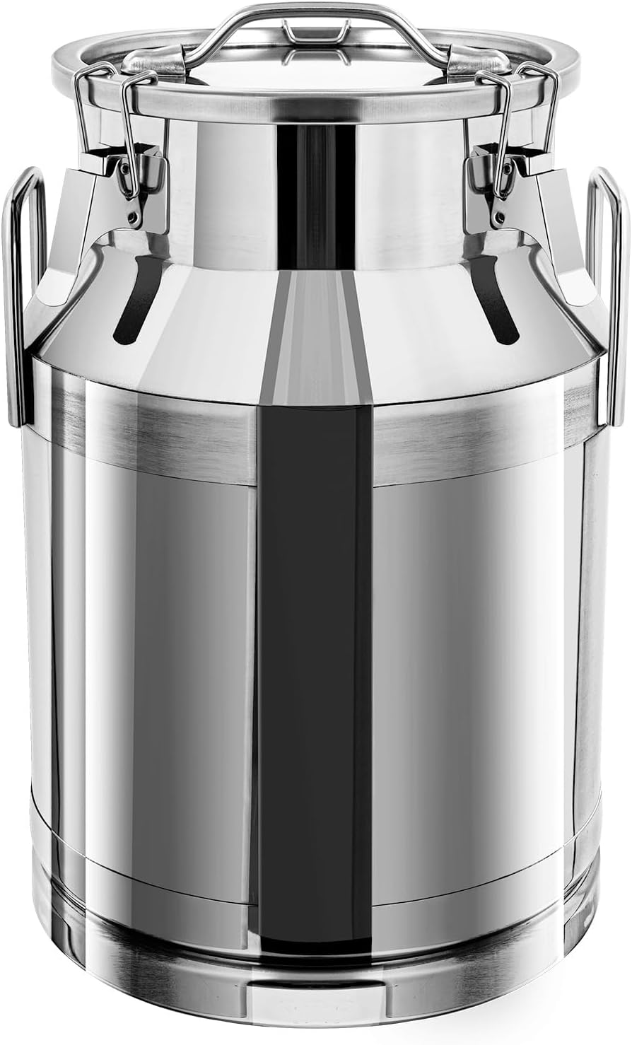 Stainless Steel Milk Can, 30L/7.9 Gallon Heavy Duty Airtight Storage Canister Milk Bucket with Lid