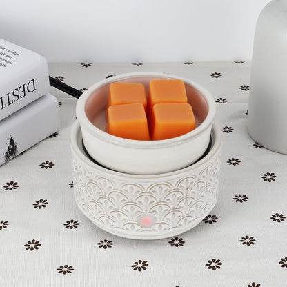 kobodon Ceramic Wax Melt Warmer - 3-in-1Electric Wax Warmer-Fragrance Candle Burner for Scented Wax