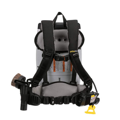 ProTeam Backpack Vacuums, ProVac FS 6 Commercial Backpack Vacuum with HEPA Media Filtration and