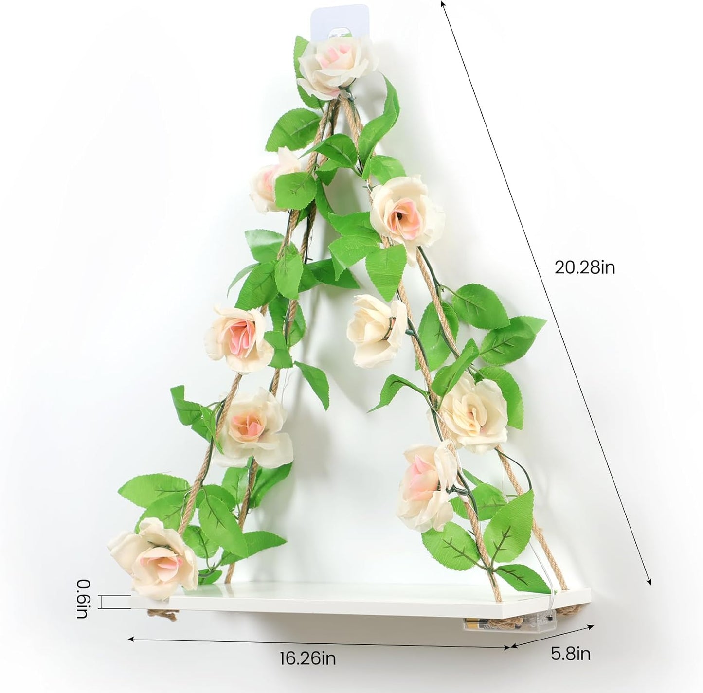 Floating Shelves for Wall,Plant Wall Decor,Hanging Shelf,Cottage Core Decor,Room Decor