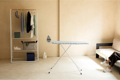 Brabantia Size A Compact Small Ironing Board (43x12 in) 7 Height Options, Adjustable Steam Iron