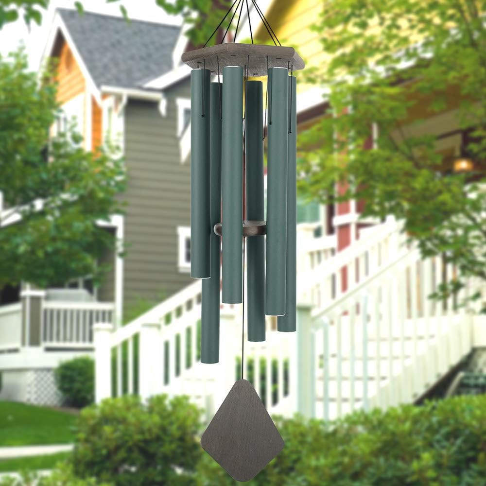 Wind Chimes Outdoor Large Deep Tone, 44 Inches Sympathy Wind Chimes Tuned Soothing Melody, Memorial