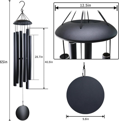 ASTARIN 65 in Wind Chimes for outisde - Extra Large Outdoor Handcrafted WindChimes,Deep Tone Metal