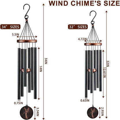 Wind Chimes for Outside, Angel Deep Tone Vintage Wind Chime Outdoor Clearance