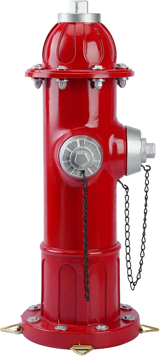 Elenon Garden Fire Hydrant Outdoor Statue Decorative for Dog to Peed on, 14.5" Fire Hydrant Puppy