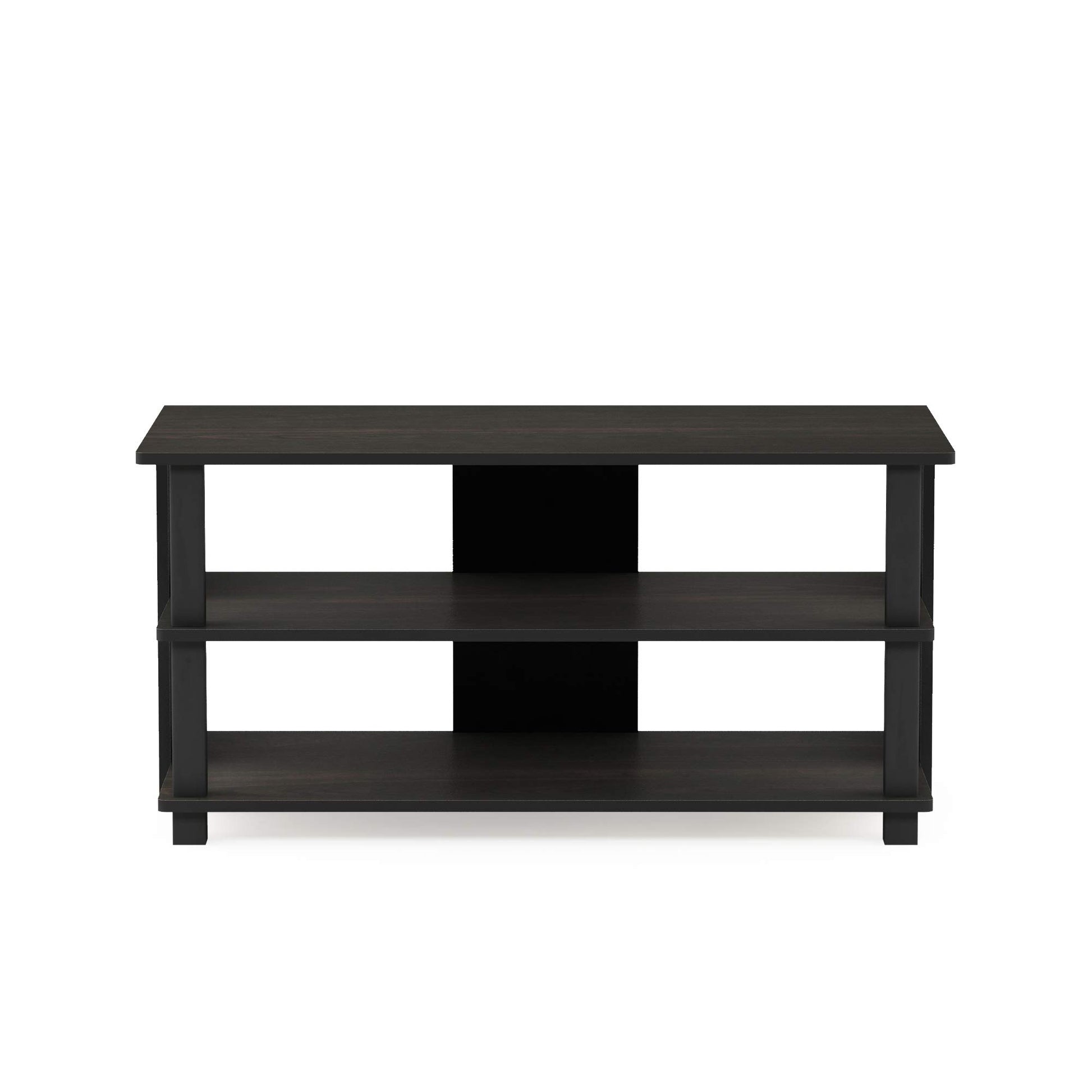 Furinno Turn-N-Tube Shoe Rack, 3-Tier Shoe Organizer, Shoe Storage with Compact Open Shelves, 15.5