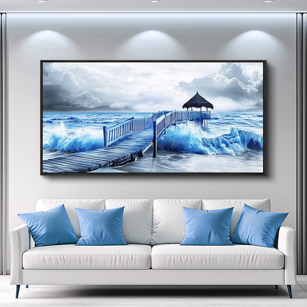 ZUITINGHUA Black Framed Canvas Wall Art For Living Room Wall Decor For Bedroom Office Wall