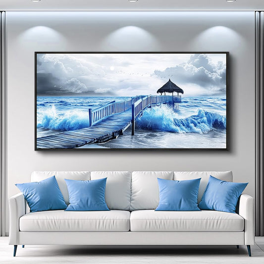 ZUITINGHUA Black Framed Canvas Wall Art For Living Room Wall Decor For Bedroom Office Wall