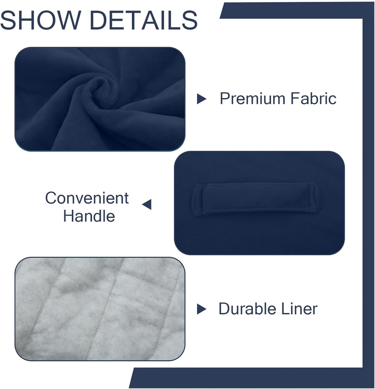 MeMoreCool Square Stuffed Pouf Ottoman Foot Rest, Floor Pouf Foot Stool with Foam Chunk Filling