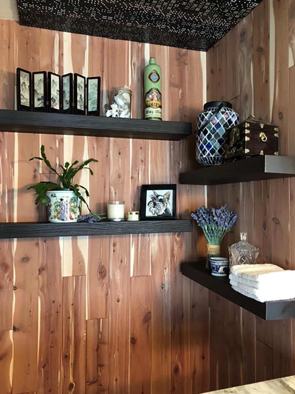 joelsantiques 30 Inch Floating Shelves for Wall - 30x6x2 in - Natural Wood, Easy Install - Heavy