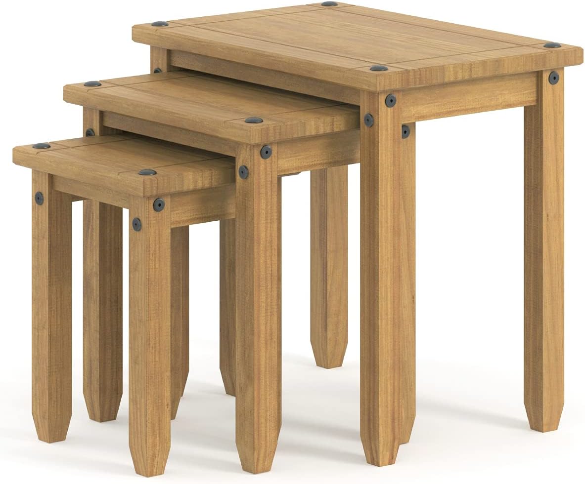 Small Coffee Table - Nesting Tables - Wood Nesting Tables - Small Coffee Tables for Living Room