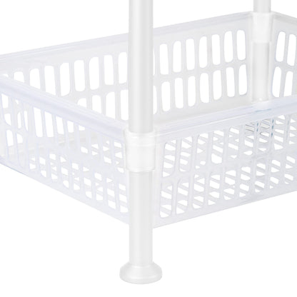 Kitchen Details 4 Tier Slim Basket Shelf Rack | Storage & Organizer | Kitchen | Bathroom | Laundry