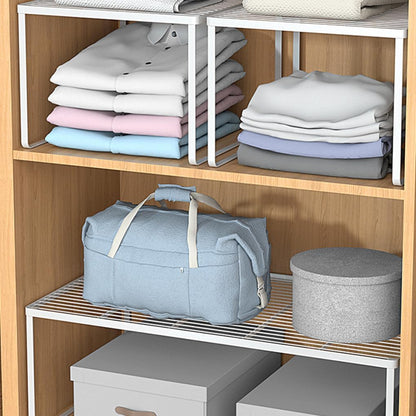 Kitchen Cabinet Storage Shelf Stackable Wire Spice Rack Organizer Heavy Duty Space Saver for