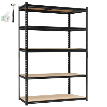 Heavy Duty Garage Shelving Units,5-Tier Adjustable Storage Shelves