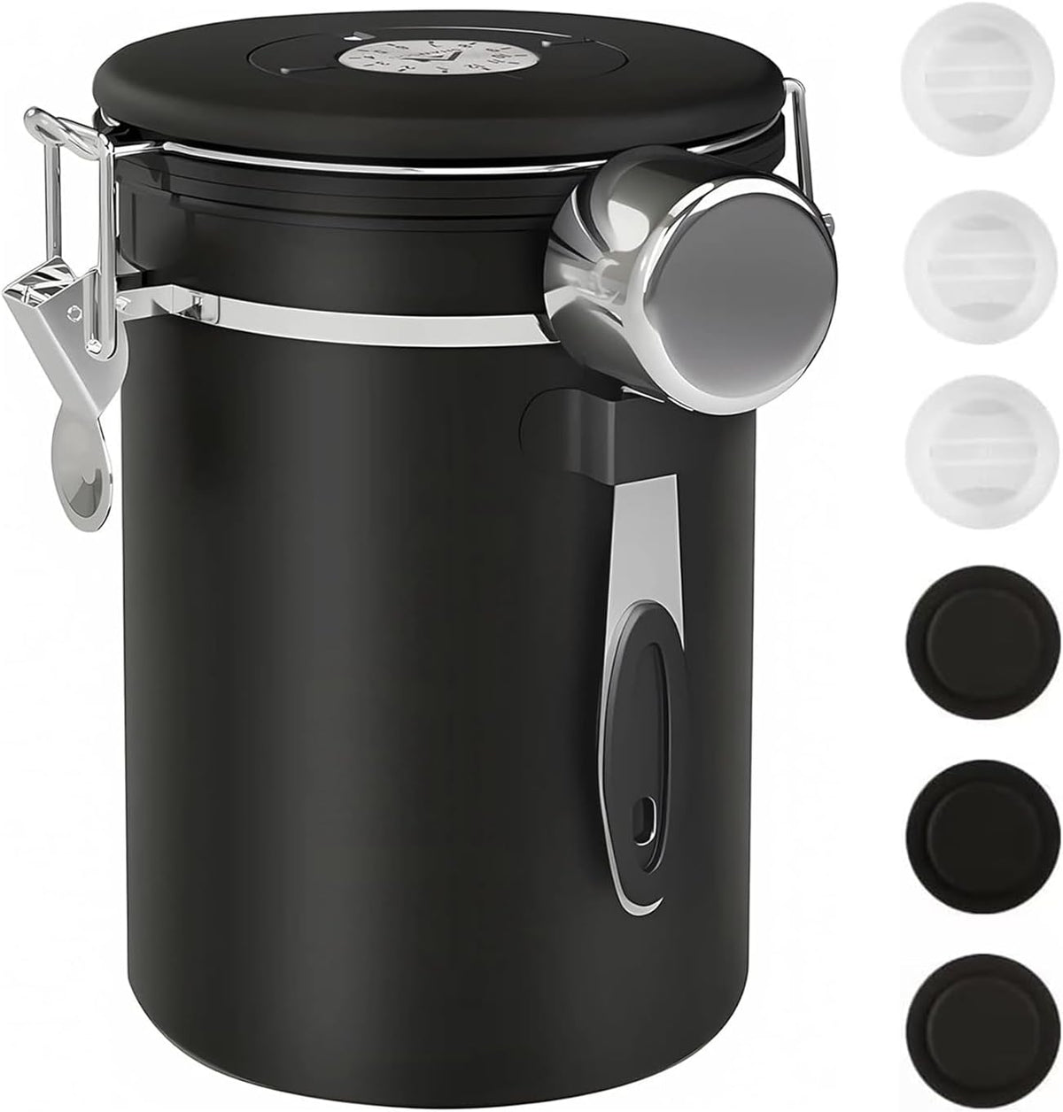 ShanSon Coffee Canister Airtight Coffee Container Stainless Steel Coffee Bean Storage Container
