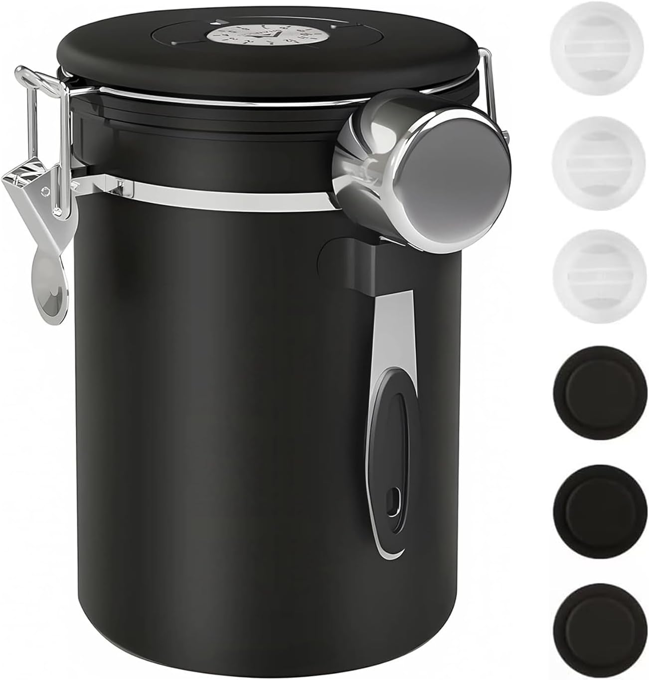 ShanSon Coffee Canister Airtight Coffee Container Stainless Steel Coffee Bean Storage Container