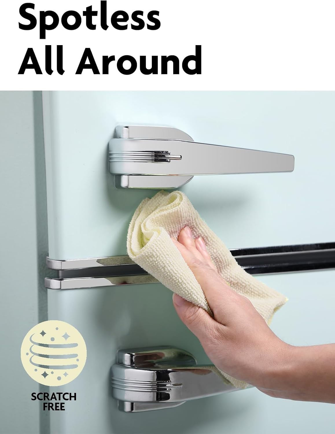 Fantasticlean Microfiber Cleaning Cloth Roll -75 Pack, Tear Away Microfiber Towels, 12" x 12"