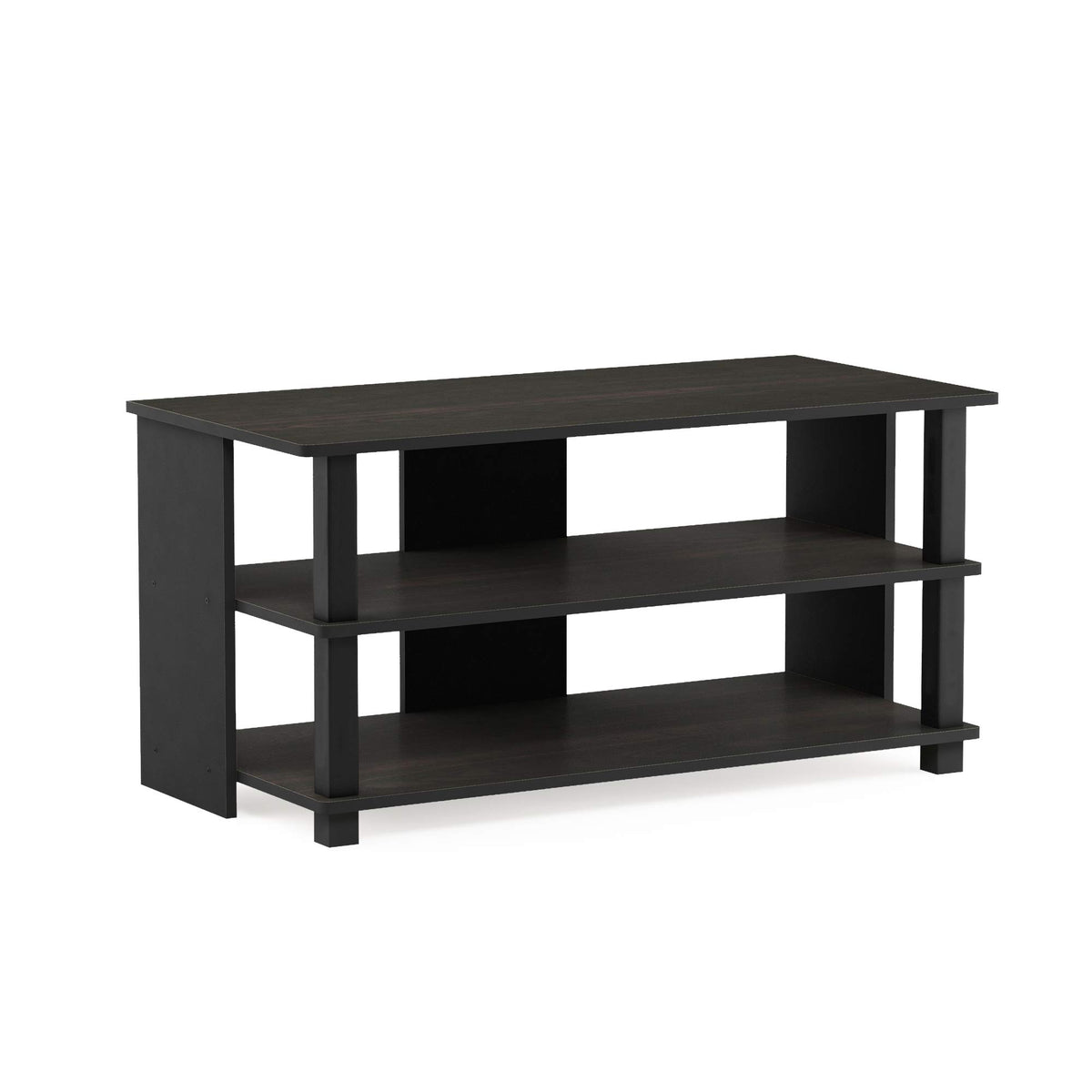 Furinno Turn-N-Tube Shoe Rack, 3-Tier Shoe Organizer, Shoe Storage with Compact Open Shelves, 15.5