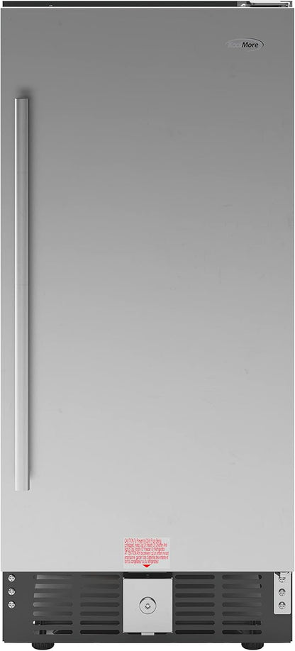KoolMore 15” Inch 3 Cu. Ft. Built-In Mini Fridge for Food and Beverages with 3 Glass Shelves