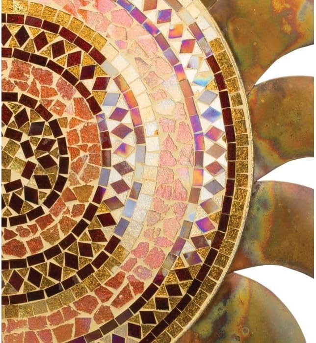 Regal Art & Gift Flamed Copper Large Metal Sun Wall Decor - 29 Inch | Indoor Outdoor Rust-Resistant