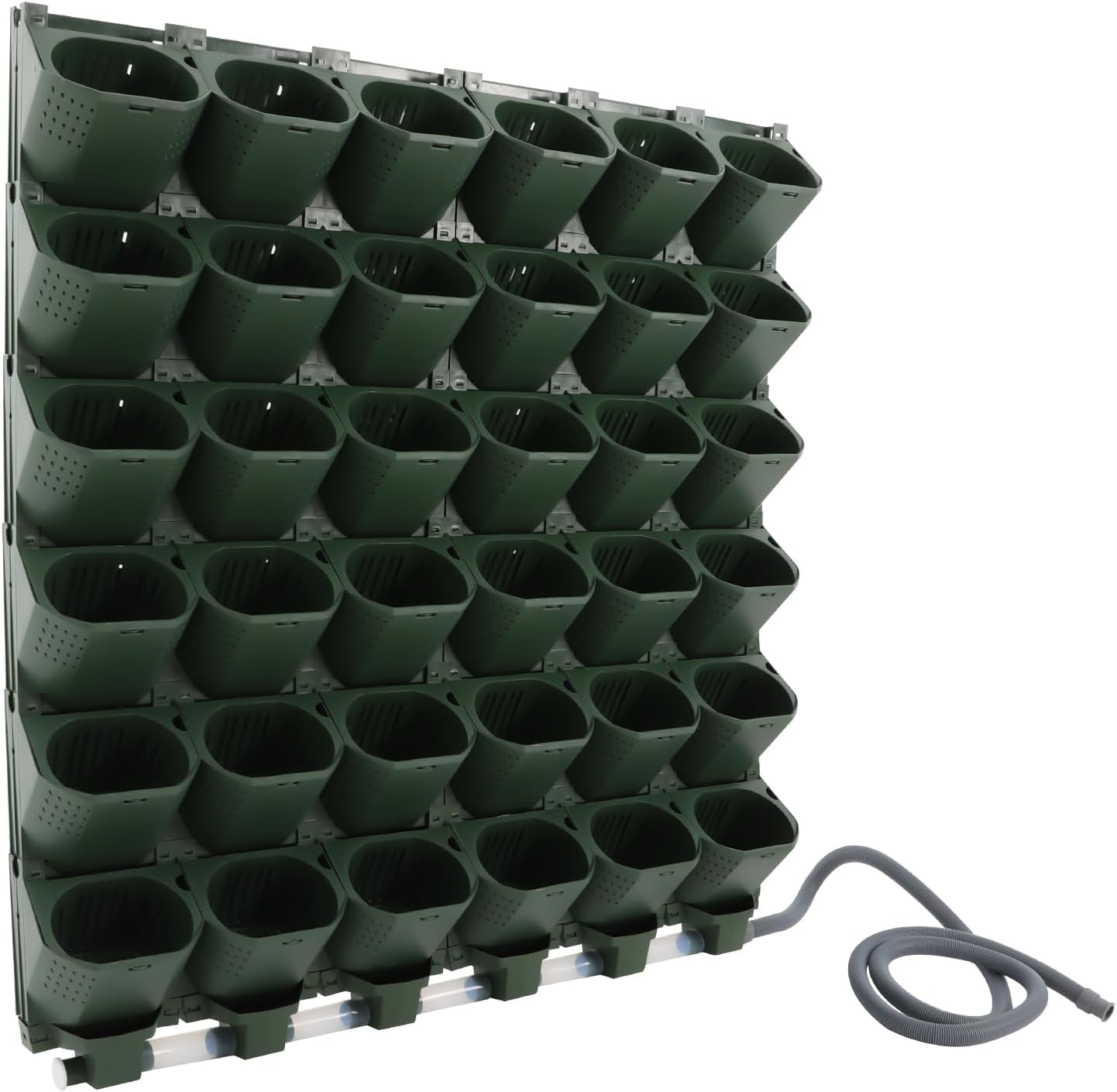 36 Pockets Hanging Planter Bags, Vertical Wall Mounted Plant Planting Grow Bags, Stackable Wall