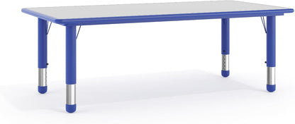 Flash Furniture Wren Adjustable Classroom Activity Table for School and Home, Plastic Activity