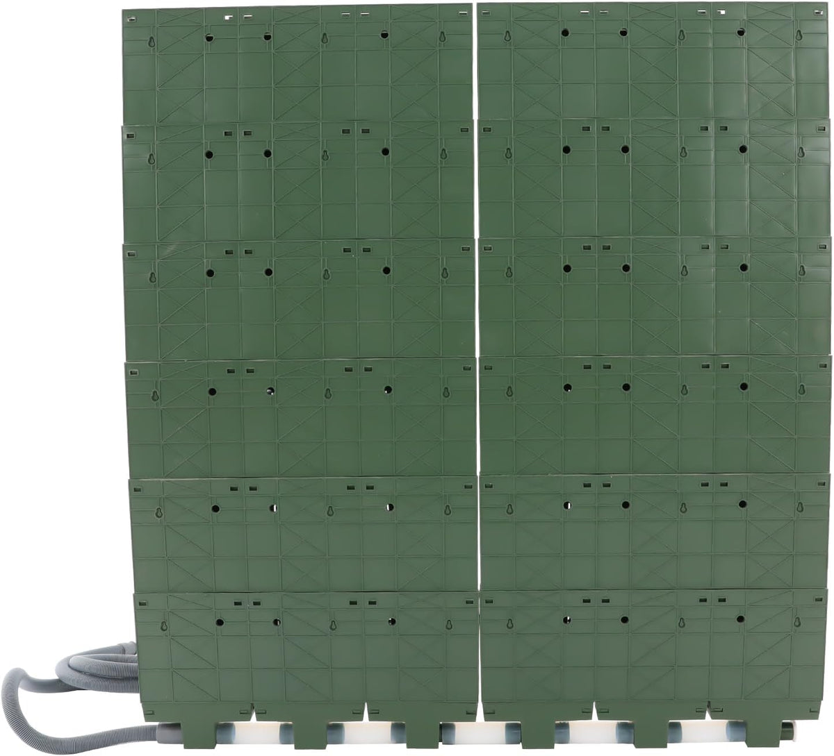 36 Pockets Hanging Planter Bags, Vertical Wall Mounted Plant Planting Grow Bags, Stackable Wall