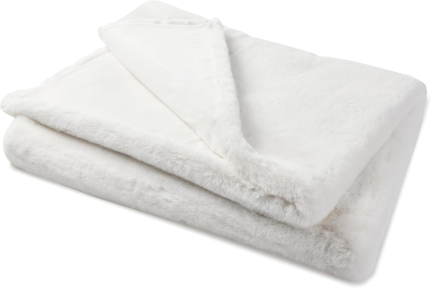 Nuzzie Snuggle Luxe Premium Soft Eco-Conscious Cozy Throw Blanket for Perfect Comfort - Vanilla