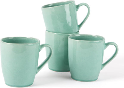 famiware Aurora Coffee Mugs, 14oz Mug Set of 4, Stoneware Mug, Cups for Kitchen, Cappuccino, Latte
