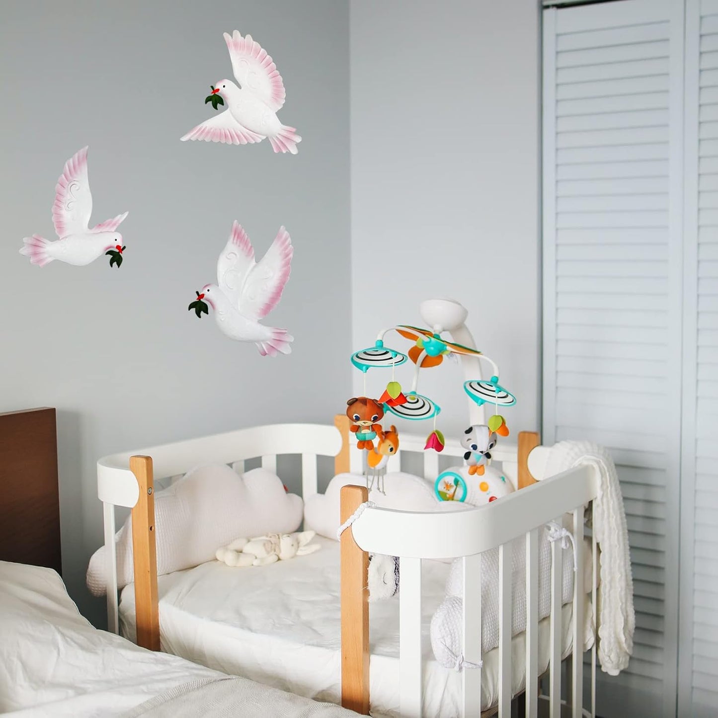 J-Fly Dove Wall Decor Metal Wall Decor Outdoor Indoor Ornament Suitable For Bathroom Living Room