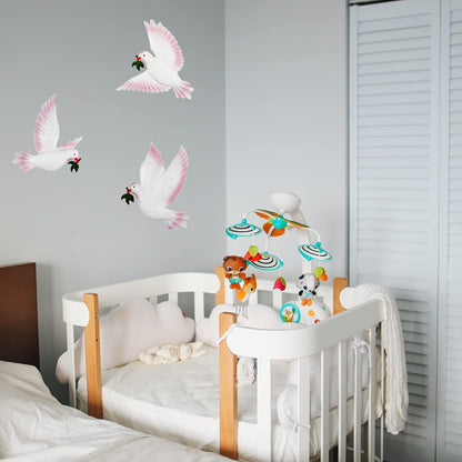 J-Fly Dove Wall Decor Metal Wall Decor Outdoor Indoor Ornament Suitable For Bathroom Living Room