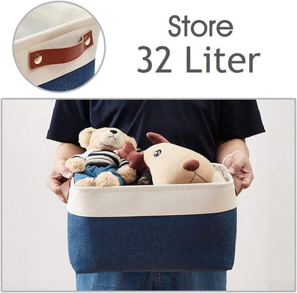 DECOMOMO Storage Baskets for Shelves - Fabric Closet Organizers and Storage Bins, Perfect Baskets
