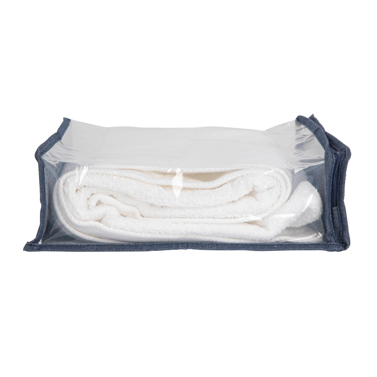 Household Essentials Under Bed Zippered Sweater Storage Bags with Clear Vision Panel, Set of 3