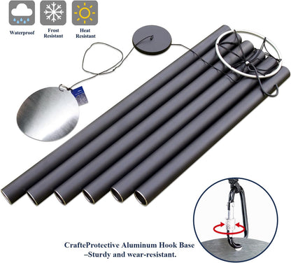 ASTARIN 78 Inch Wind Chimes for Outside with 6 Tubes Tuned Relaxing Melody, Extra Large Wind Chimes