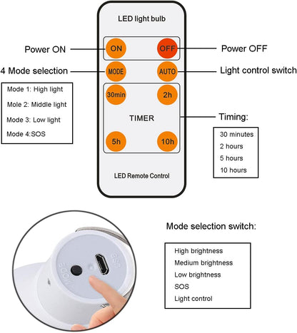 Solar Light Bulb Portable 350LM Solar Powered Camping Light Led Lantern Outdoor for Lamp Light