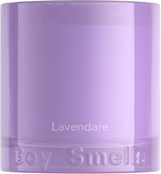 Boy Smells Lavender Candle - 8.5 oz - Luxury Candle with Lemon, Lavander, and Vetiver - Up to