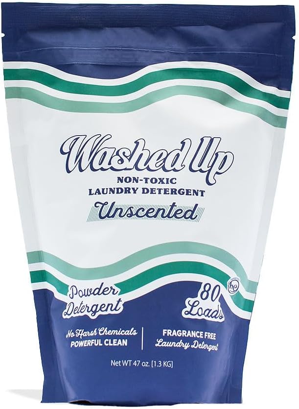 Unscented Laundry Detergent Powder | Fragrance-Free | Safe for Sensitive Groups | Powerful Clean |