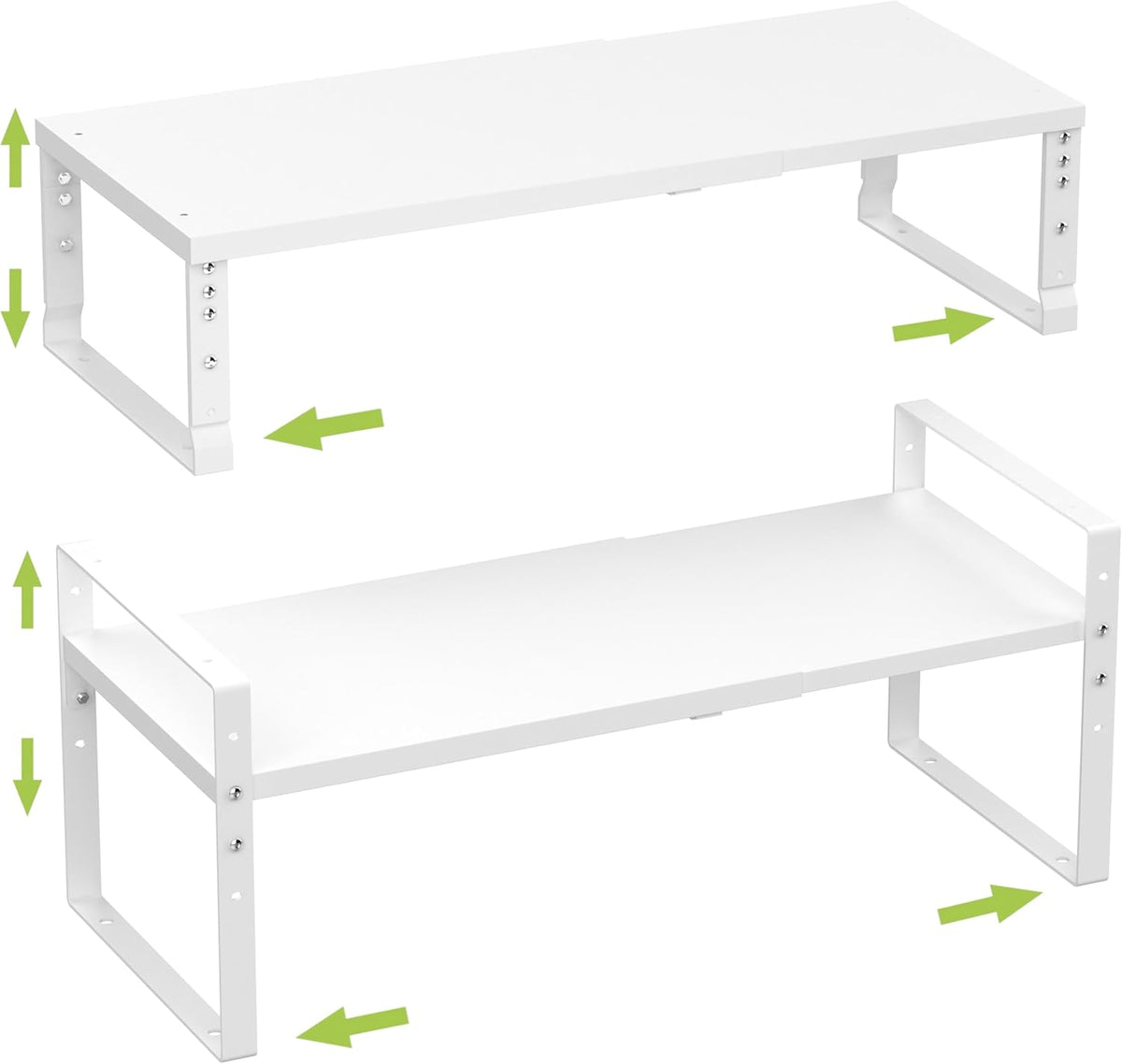 Expandable,Stackable Spice Rack,Seasoning Organizer and Storage,Spices Jar Racks for