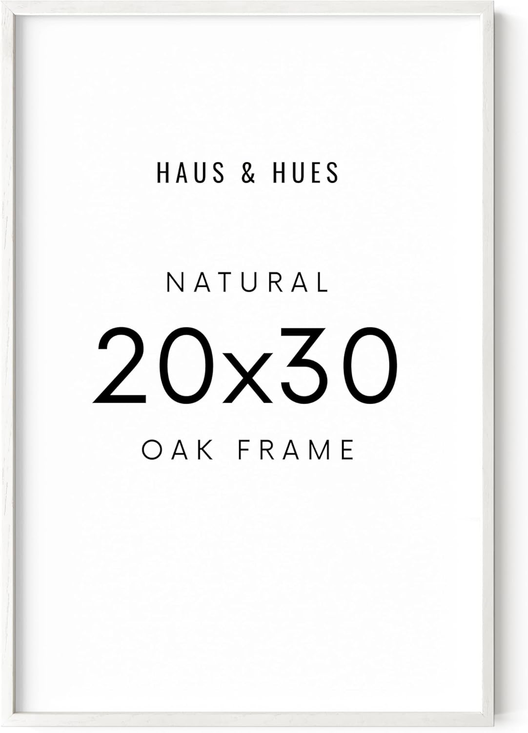 HAUS AND HUES 20 x 30 Frame -20 By 30 Picture Frame, 20x30 Poster Frame Wood, Big 20 Inch x 30 Inch