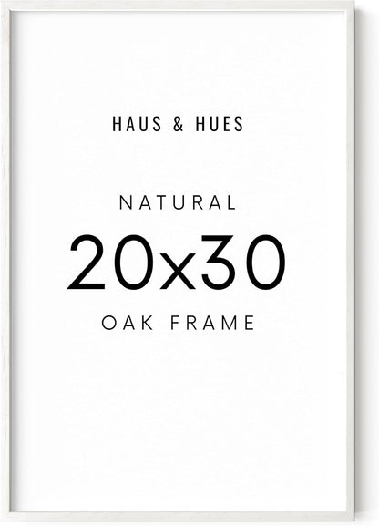 HAUS AND HUES 20 x 30 Frame -20 By 30 Picture Frame, 20x30 Poster Frame Wood, Big 20 Inch x 30 Inch