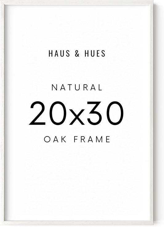 HAUS AND HUES 20 x 30 Frame -20 By 30 Picture Frame, 20x30 Poster Frame Wood, Big 20 Inch x 30 Inch