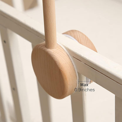 Baby 2In1 Set - Rainbow Mobile Crib Hanger,Baby Wooden Mobile Arm for Crib Baby Mobile Holder
